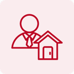 Real estate agent symbol