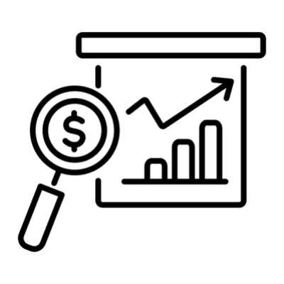 Silhouette of a man with microphone.